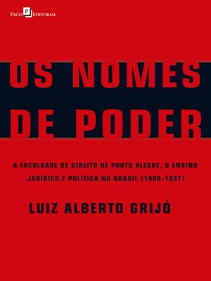 cover image of Os Nomes de Poder